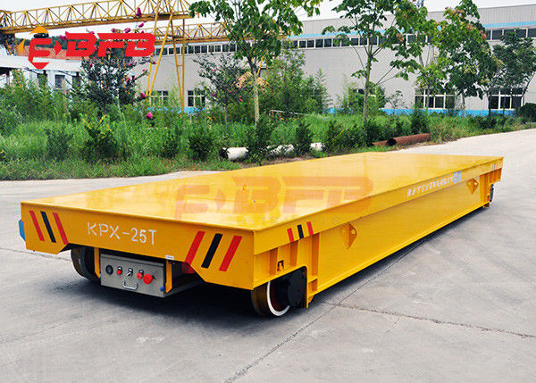carro de carregamento de transferência da bateria do trabalho do armazém da indústria de aço da capacidade 20t grande para o transporte de materiais