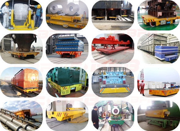 1-500 carro de Ton Heavy Machinery Rail Transfer com dispositivo de advertência audível