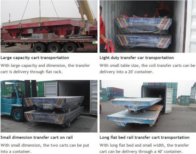 O cabo pôs 20 Ton Die Transport Rail Cart