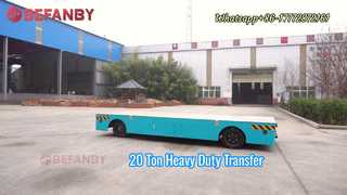 Carro de transferência Trackless de capacidade de 5 toneladas, carrinho de transferência inteligente para fábrica de aço