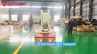 Carro de transferência AGV certificado CE, veículo guiado automático Trackless estável
