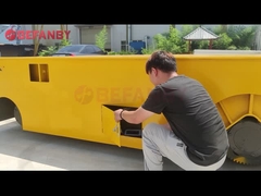 Talheres de Transporte Elétrico Sem Estradas 3 toneladas,Fábrica de Trolley de Transporte Diretável de Piso Flat
