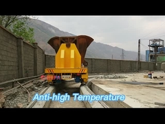 Carro de transferência do potenciômetro da escória, concha elétrica que entrega o carro