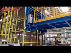 Carro a pilhas de transferência da tabela de rolo, trole material personalizado do trilho de transferência