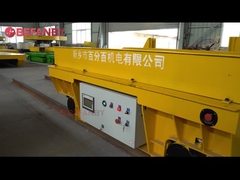 Carrinho de bobina automático com estrutura de convés em V, Carrinho de trilho de transferência de bobina com capacidade de 16 toneladas RGV