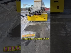 Carro Trackless elétrico de transferência da fábrica, 10 toneladas de fabricante Steerable do trole de transferência