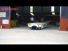 Carrinho de transferência de trens elétricos de 25 toneladas, carrinho de transporte motorizado a bateria da fábrica