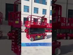 320KG Plataforma de elevação automática móvel de tesoura,Tabela de elevação hidráulica autônoma ao ar livre