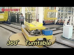 Carrinho de transferência de bobinas de trilho de baixa tensão de 5T,carrinho de volante de elevação de tesoura personalizado