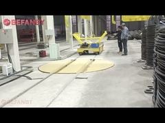 Carrinho de transferência de trilhos de bobina personalizado, 15 toneladas de carrinho giratório elétrico ferroviário