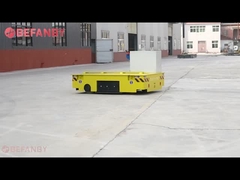 Trolley de transporte sem trilhas de 10T, carro de transferência de bateria de operação fácil