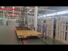 Carrinho de transporte ferroviário de capacidade pesada de 30 toneladas, rodas de aço fundido Carrinho de transporte de baterias