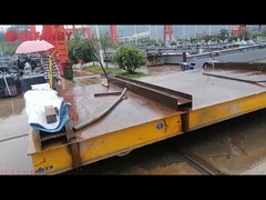 Trolley de transporte elétrico de cargas pesadas, carrinho de transferência de bateria de controle pendente