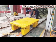 Carrinho de transferência de trens empurrado manualmente, carrinho de transferência de fábrica de longa vida