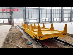 Carrinho de transporte de fábrica operado por ferrovias, rodas isoladas, carrinho de transporte elétrico