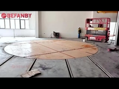 Carrinho rotativo personalizado de 360°, Carrinho de transferência de trilho elétrico multifuncional