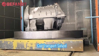 Carrinho de transferência de trilho de 80 toneladas de carga pesada, carrinho de transferência elétrica de encaixe multidirecional flexível