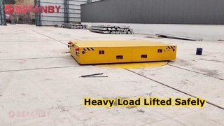 Carrinho de transferência personalizado de plataforma giratória de trilho, dois carrinhos de transferência coordenados e acoplados entre si