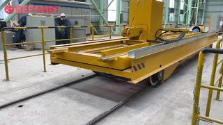 Veículo multifuncional de acoplamento e transferência, carrinho de transferência elétrica de carga pesada