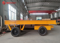 Q235 Material Transfer Carts Flatbed Heavy Duty Industrial Trailer For Workshop