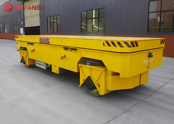 Explosion Proof Mold Factory 55T All Wheel Steering Transfer Trolley