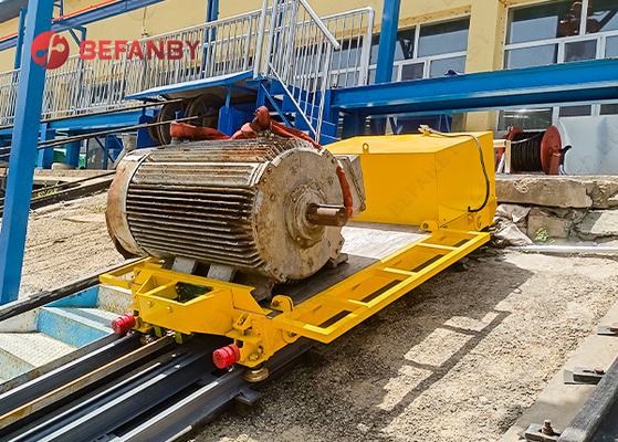 2 Ton Can Climb Slidling Line Factory Use Railway Transfer Cart