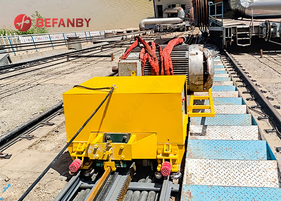 2 Ton Can Climb Slidling Line Factory Use Railway Transfer Cart