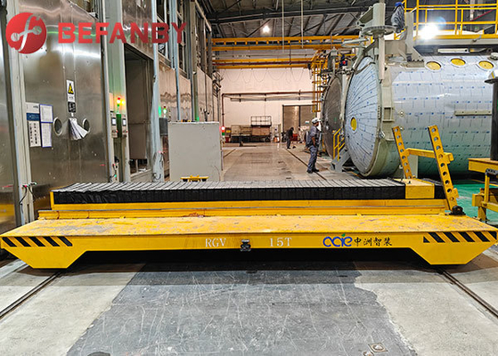 Intelligent Battery Operated Chain Conveyor  RGV Robot Transfer Cart