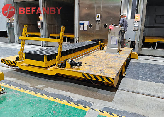 Intelligent Battery Operated Chain Conveyor  RGV Robot Transfer Cart