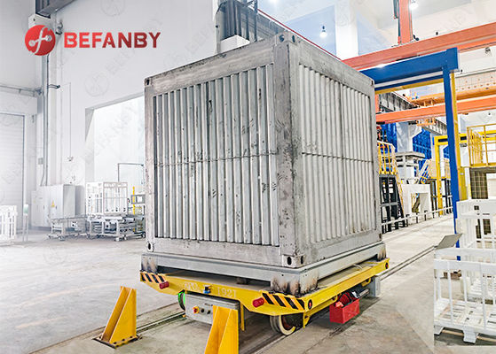 Heavy Load 19.2T Slinding Line Transfer Container Railway Cart