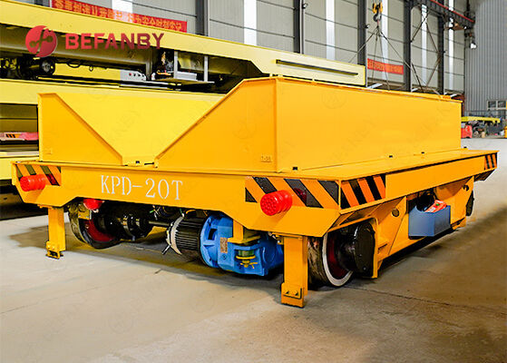 Customized 20t Capacity Coil Rail Transfer Cart