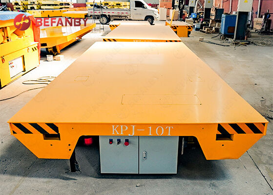 10t Capacity Electrical Rail Transfer Vehicle For Machine Factory