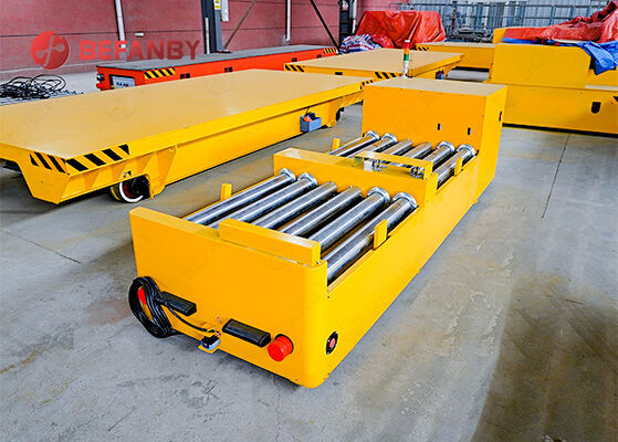 Professional Rail Transport Carts With Roller Convey
