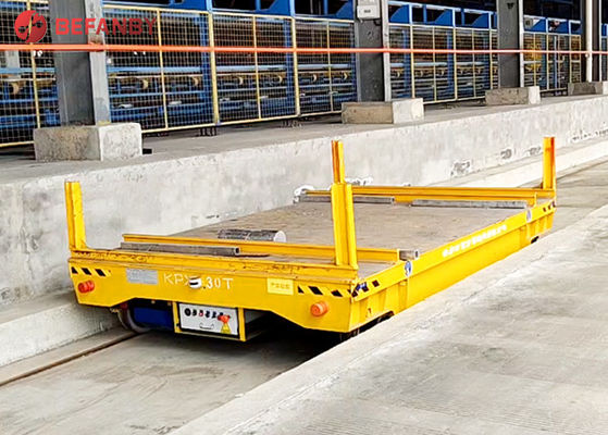 Carro de transferência do trilho da oficina 15T para a manipulação da tubulação de aço
