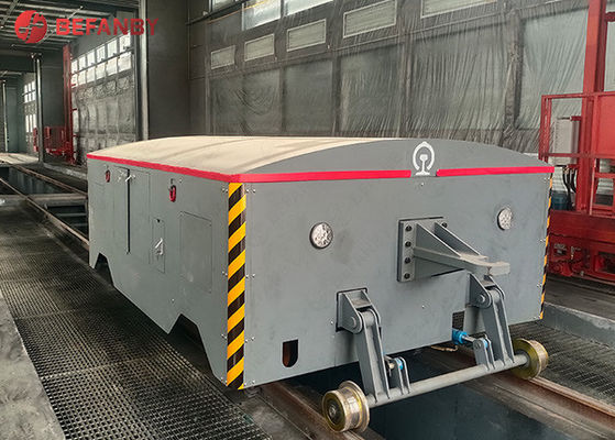 Carrinho de transferência de trator de trabalho ferroviário e rodoviário de bateria personalizado