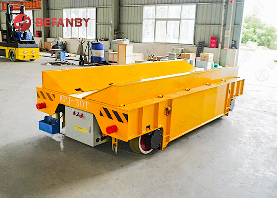 Customized Battery Operated Railway Transfer Cart With V Frame