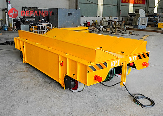 Customized Battery Operated Railway Transfer Cart With V Frame