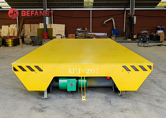 Carro de transferência ferroviário para tambor de cabo de planta de luz industrial de 20 toneladas