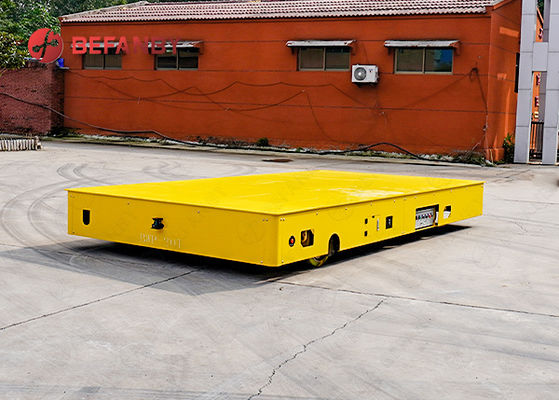 10 Ton Long Lifetime Steel Welding Frame Battery Transfer Cart With Battery Operated Power