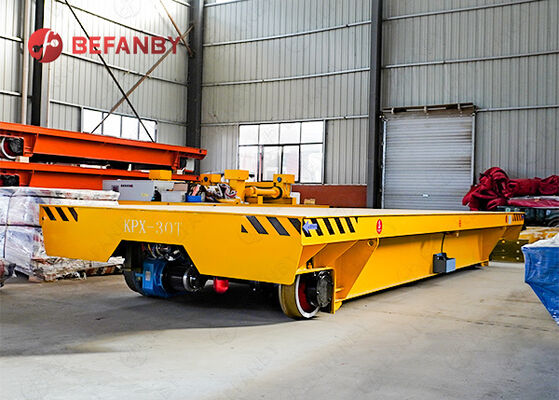 Carrinho de Transferência Ferroviário com Bateria de 30T para Manuseio de Materiais em Fábrica