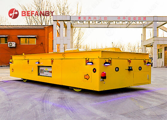 Suporte personalizado Trolley de transferência sem trilha para fábrica de aço