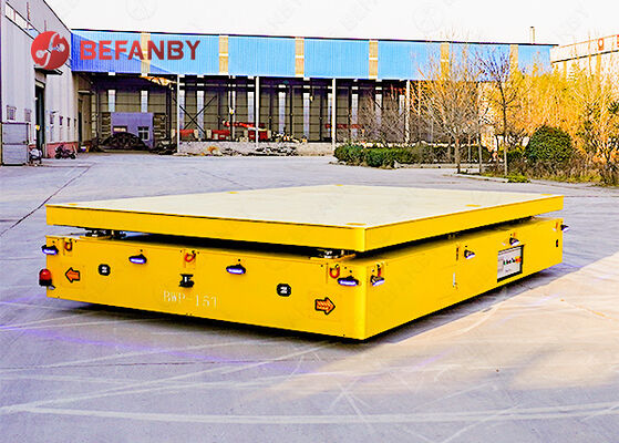 Carrinho de transferência de elevação hidráulica de capacidade de carga profissional de 15 T com controle remoto sem fio e sistema de elevação hidráulica