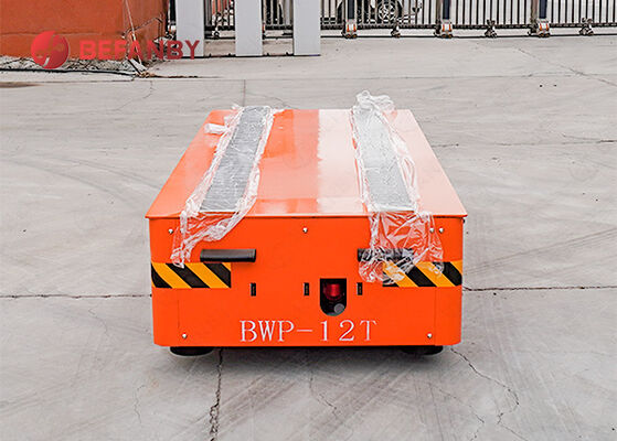 Carrinho de Transferência sem Trilhos com Esteira Transportadora 12T para Fábrica de Moldes