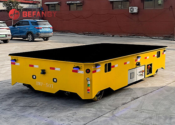 50T Estrutura de aço personalizada Quadro de transporte plano sem trilha