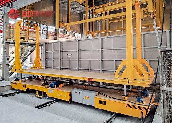 25 Tonne  Cable Reel Operated Transfer Cart With Hydraulic Lift