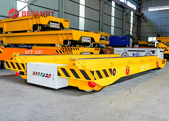 Capacidade 10T Carrinho de transferência ferroviária com transporte de cadeia