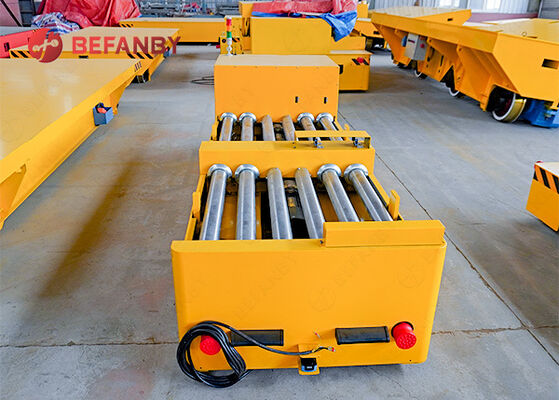 Professional Rail Transport Carts With Roller Convey