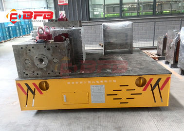 Four Wheels Battery Power V - Deck Groove Trackless Transfer Cart 0 - 20m / Min Speed For Cement Plant
