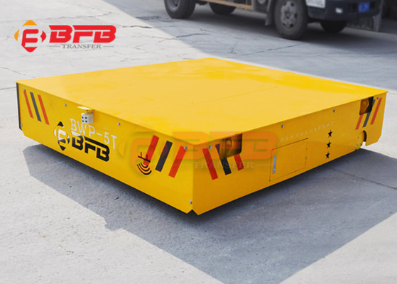Steel Coil 50 Tons Flatbed Steerable Transfer Trolley