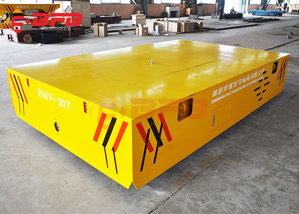 Sistema do vagão de 30 Ton Motorised Flat Bed Transport para a manipulação da tubulação do metal